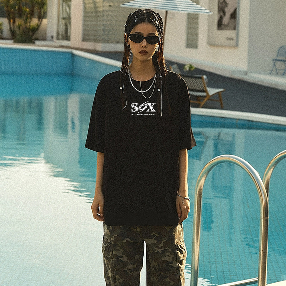 6Kull Casual Brand Logo T-Shirt