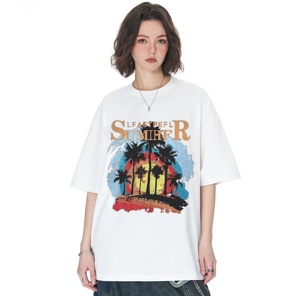 Colorful Aperture Coconut Island T-Shirt