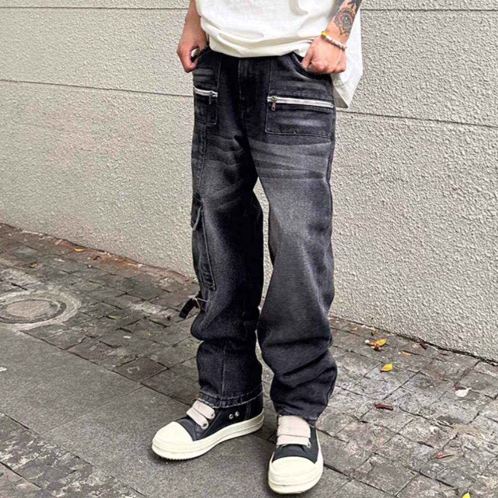 Urban Multi-Pocket Jeans