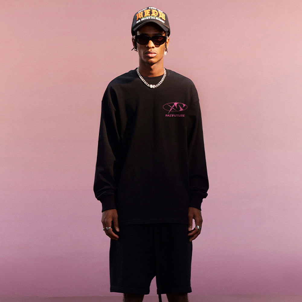 Past Future | Four-pointed Star Design Sweatshirt