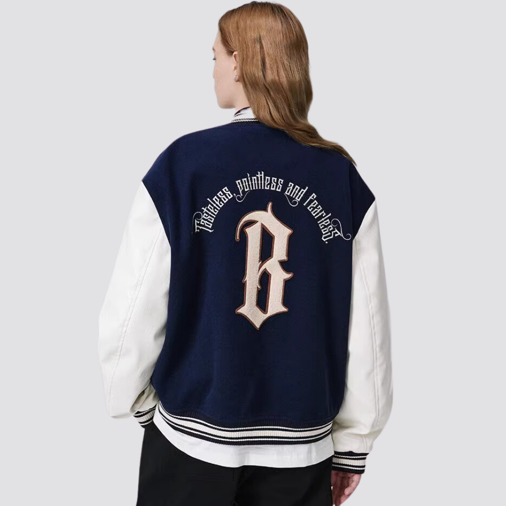 B Letter Versity Jacket