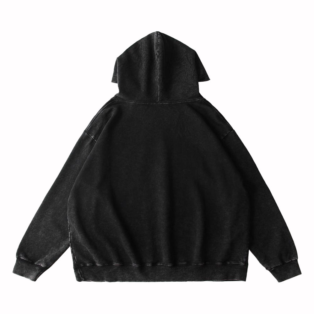 6Kull Angel Cat Skull Hoodie