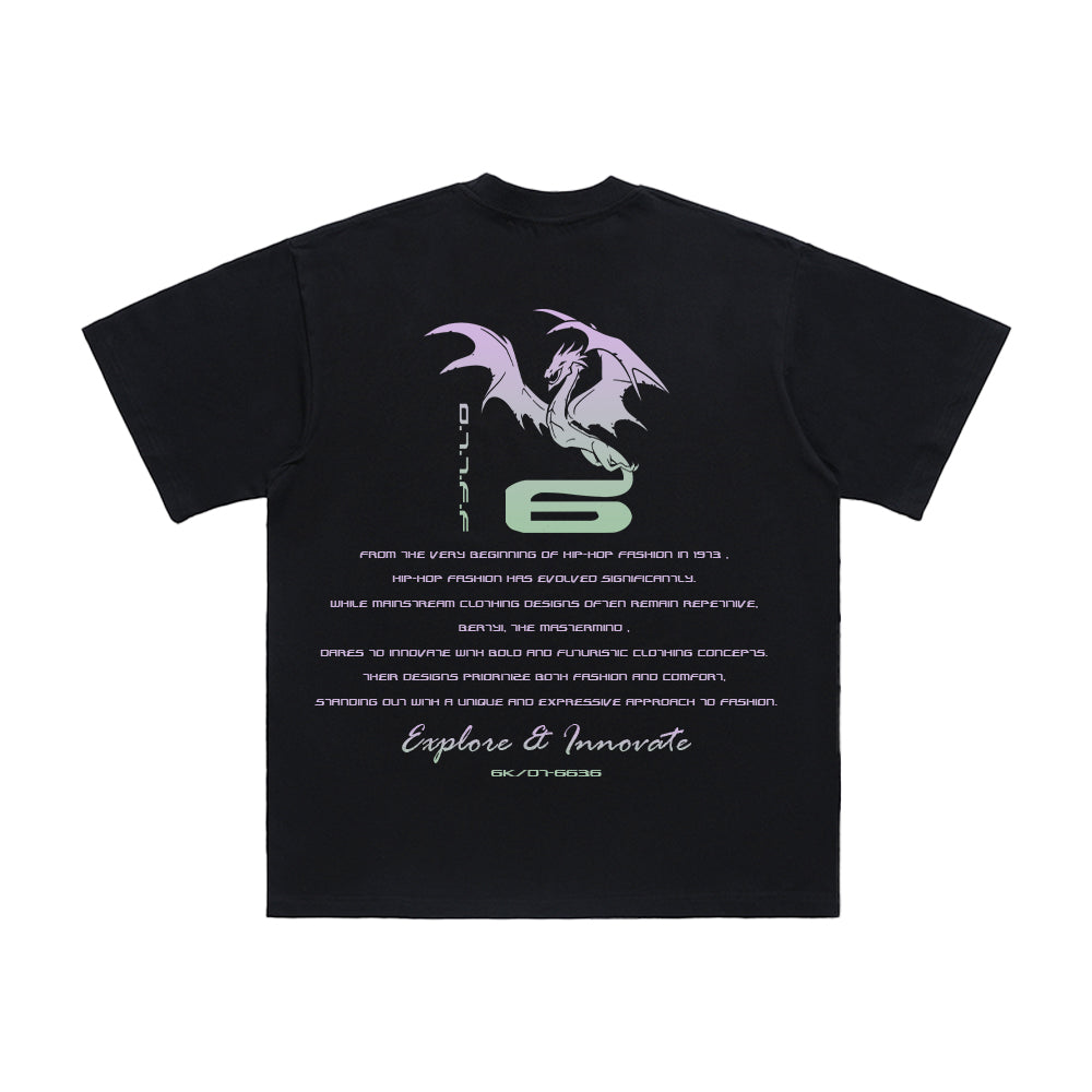 6Kull Hip-Hop Evil Dragon T-Shirt