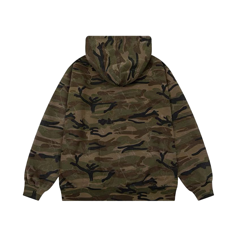 Art In War Vintage Camouflage Street Hoodie