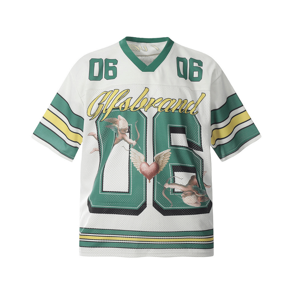 Evokyn Angel Heart 06 Sports Jersey V-Neck T-Shirt