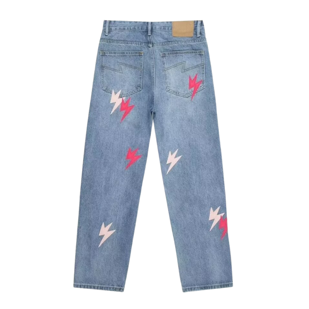American Lightning Leather Label Jeans
