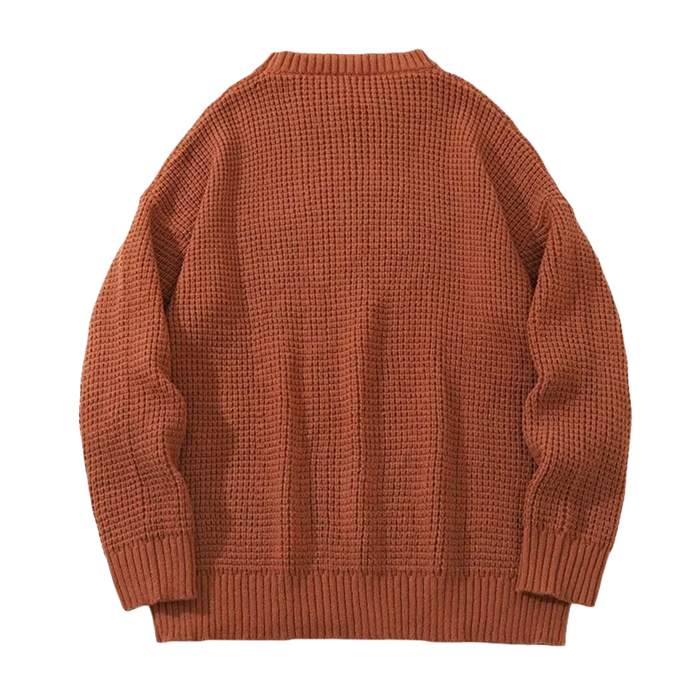 Simple  Solid Color Sweater