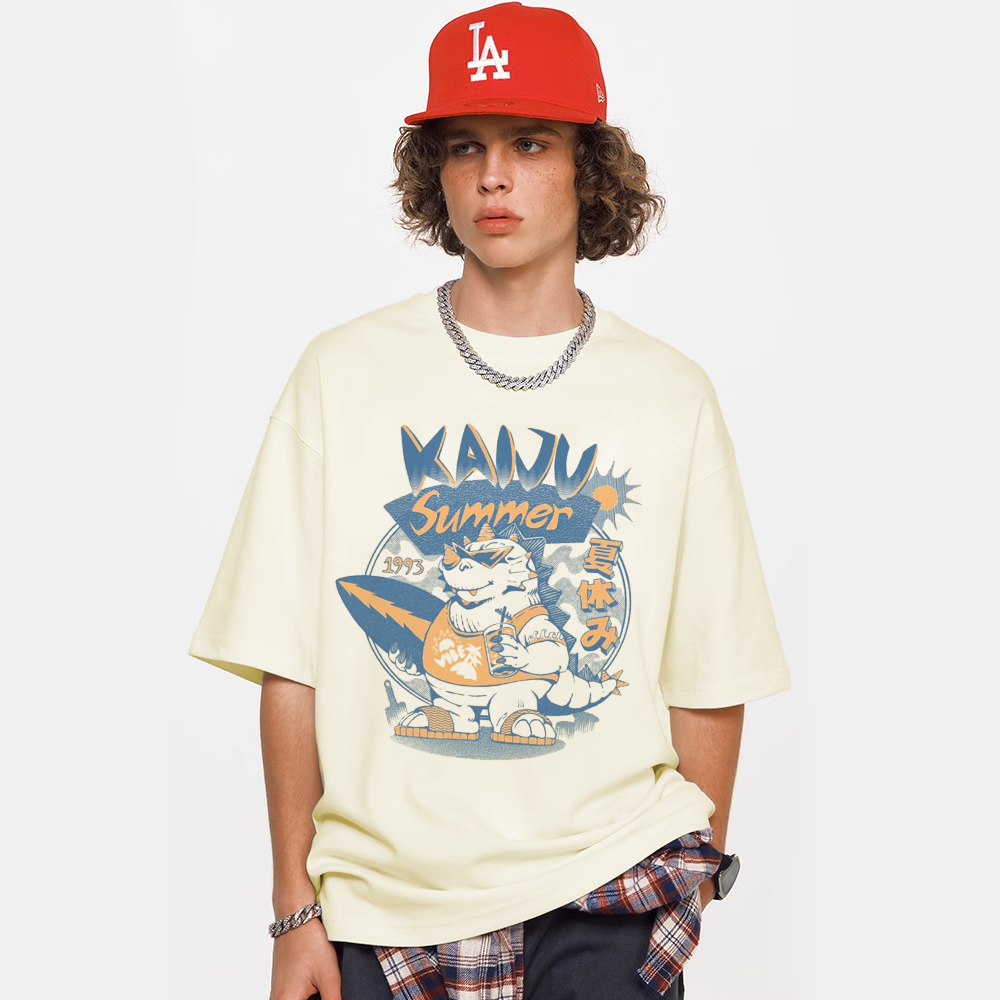 Japanese Summer Surf Monster T-Shirt