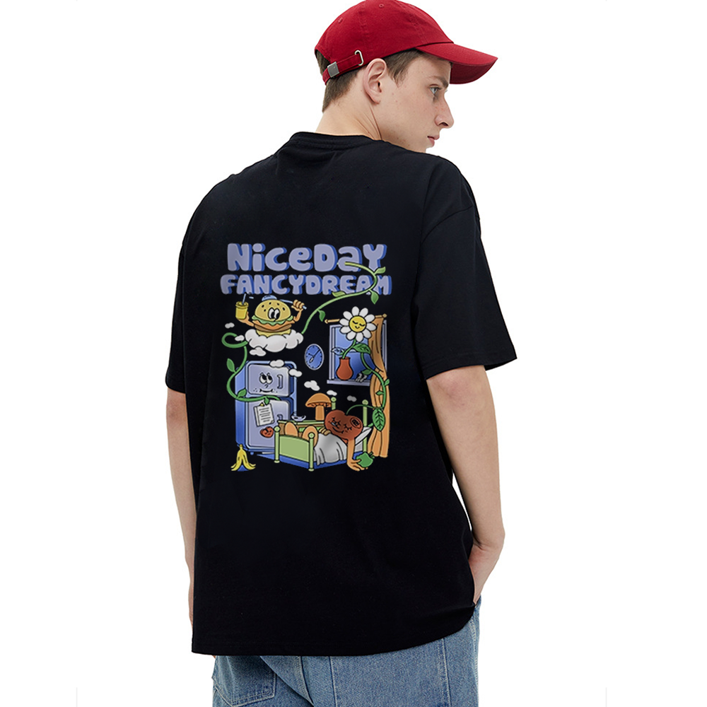 Cute Niceday Cartoon Burger T-Shirt