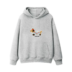 AG Cartoon Embroidery Dog Hoodie