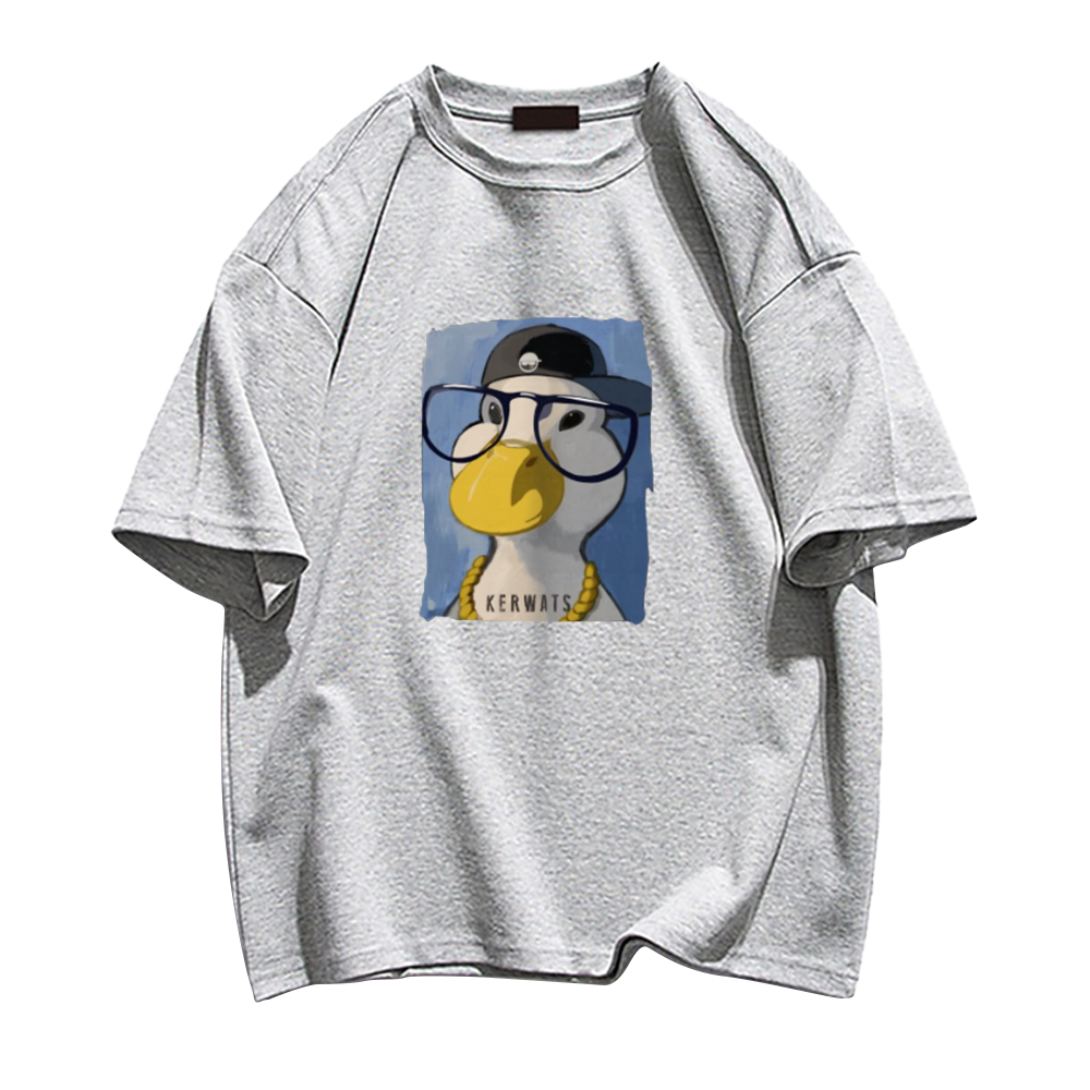 Oil Painting Glasses Duck T-Shirt