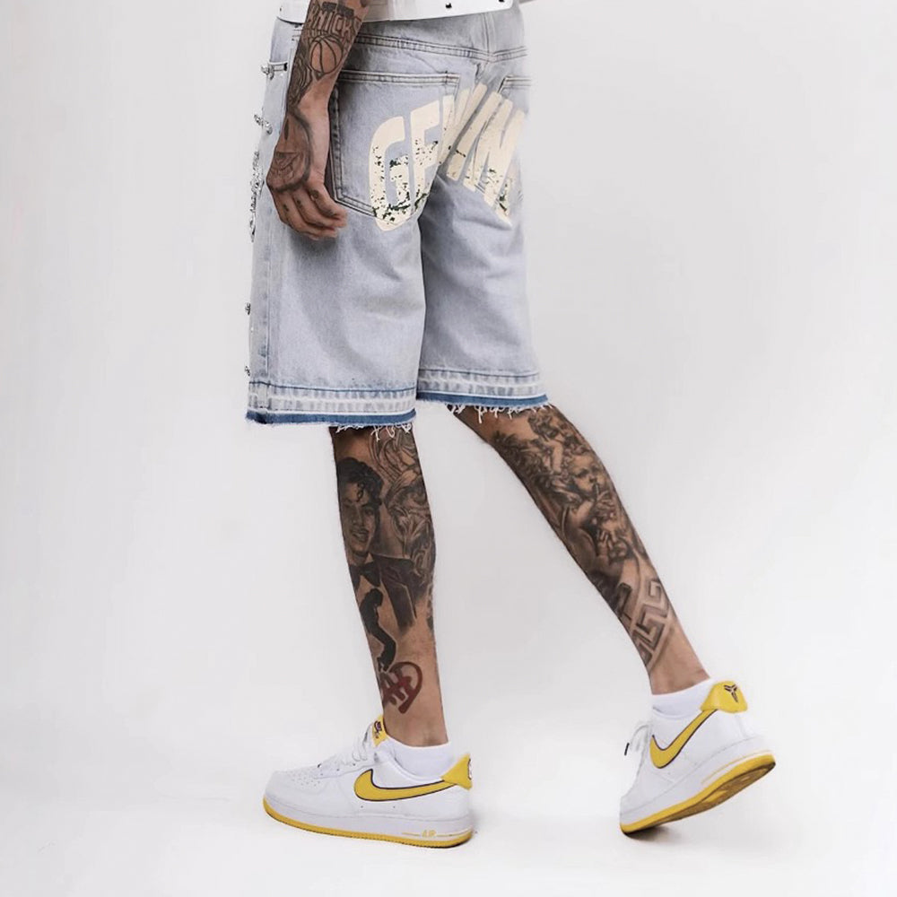 Baggout Jeans Croc Heart Diamond