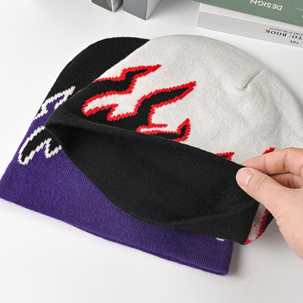 Street Flame Pullover Cycling Hat