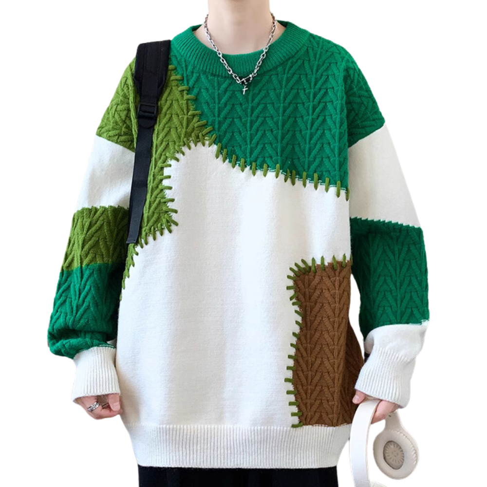Artistic Irregular Braid Sweater