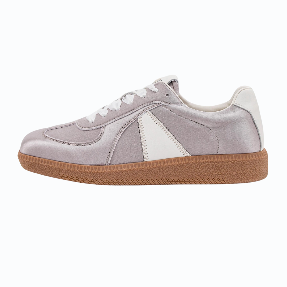 Women's Casual Satin Square Toe Sneakers
