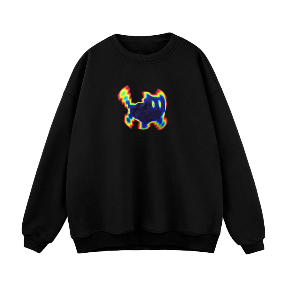 Multicolored Gradient Kitten Sweatshirt