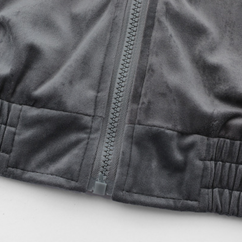 High Street Embroidered Velvet Jacket