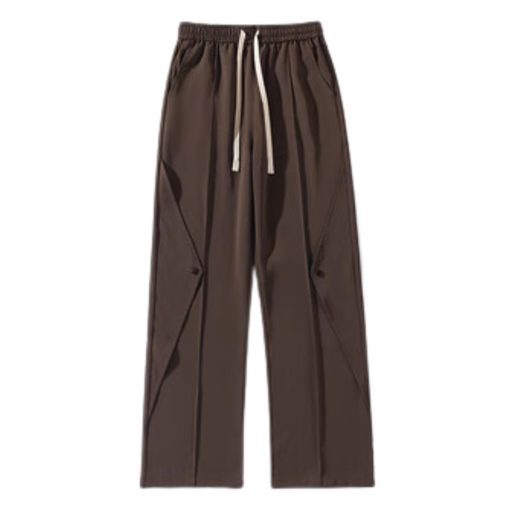Casual Solid Color Drawstring Sweatpants