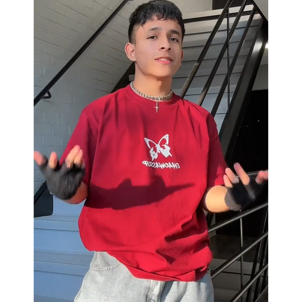 Simple Versatile Butterfly Couple T-shirt