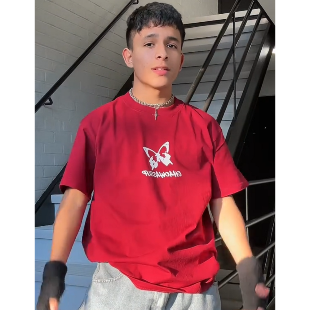 Simple Versatile Butterfly Couple T-shirt