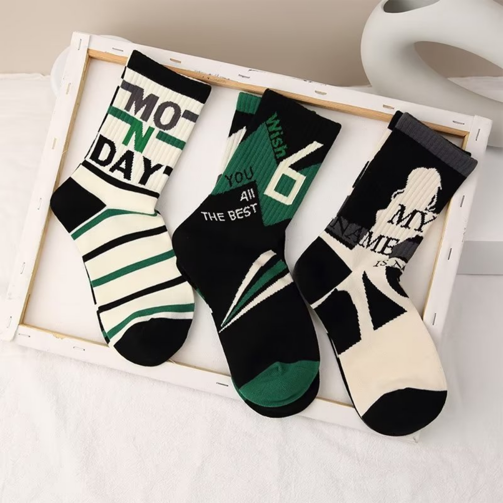 High Street Contrast Socks