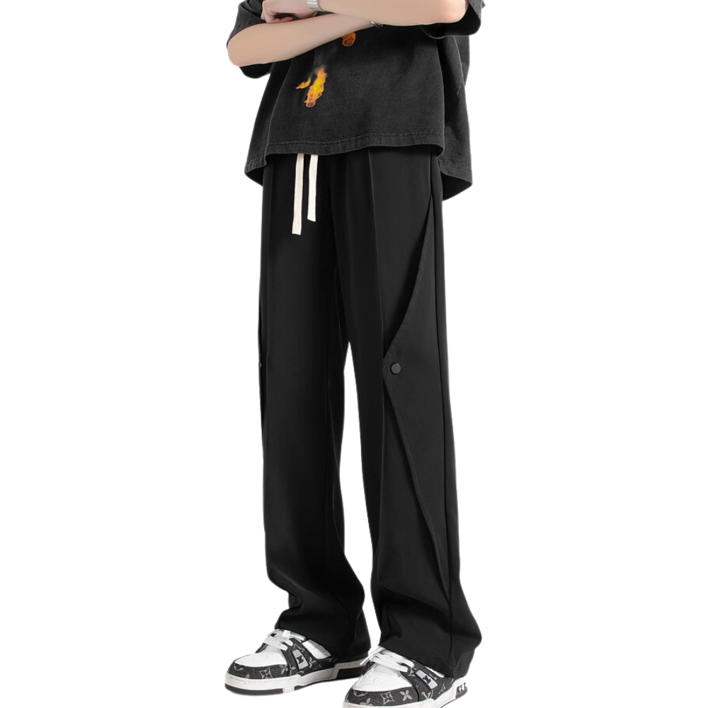 Casual Solid Color Drawstring Sweatpants