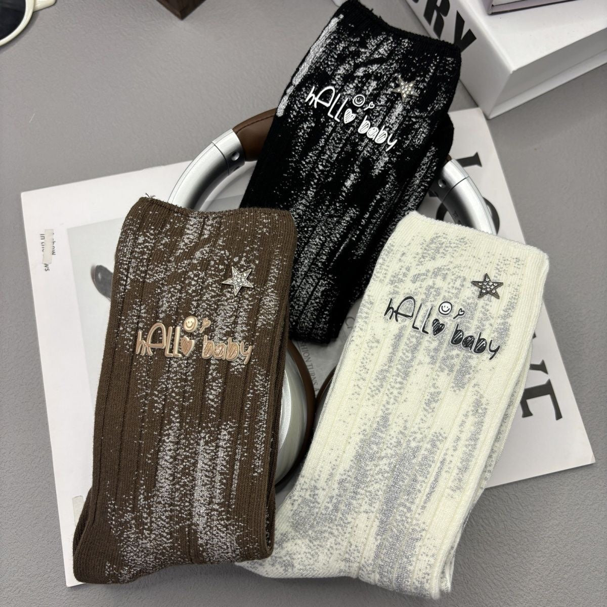 LoopStone Hello Baby Shine Socks – Step into Your Glow