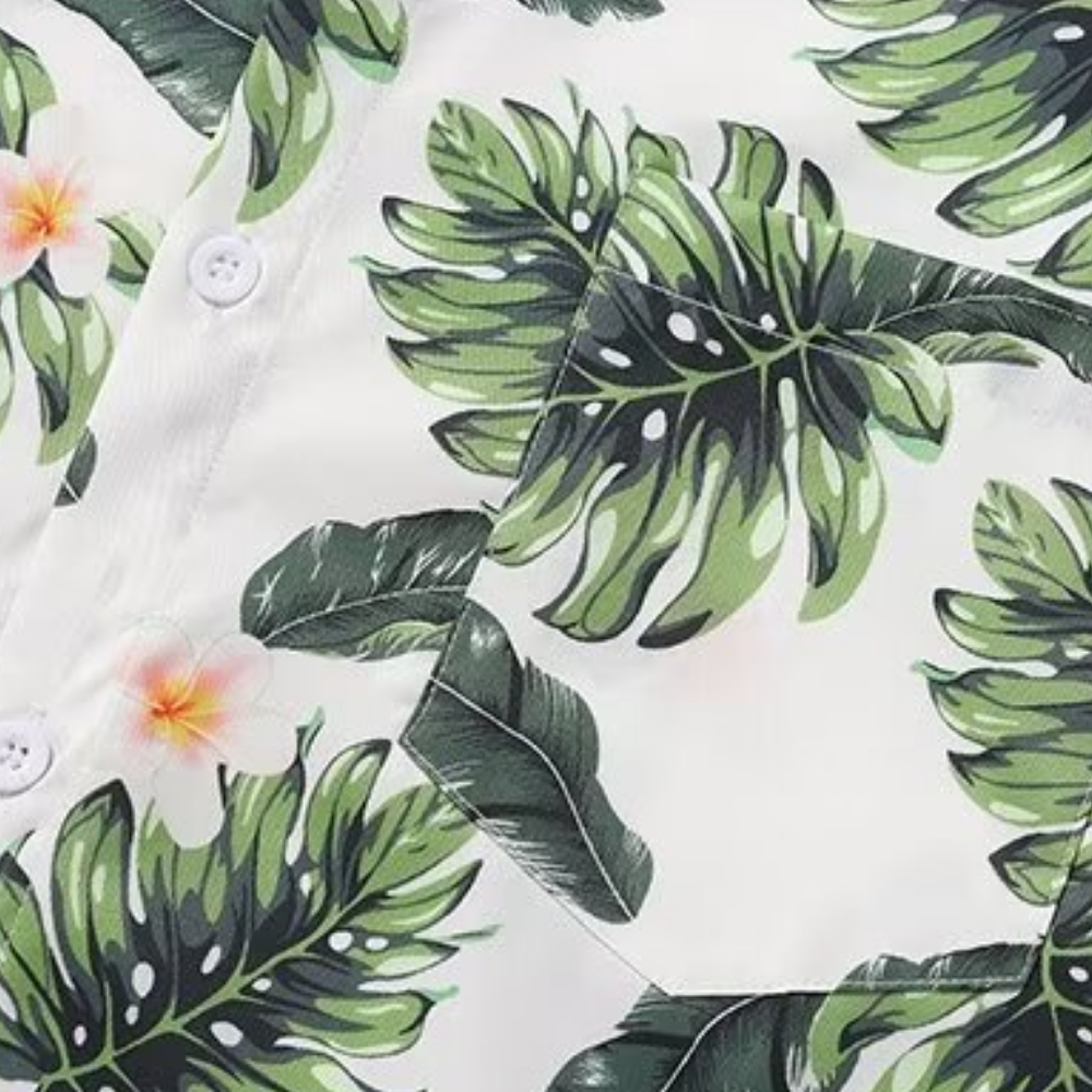 American Summer Green Leaf Shirt