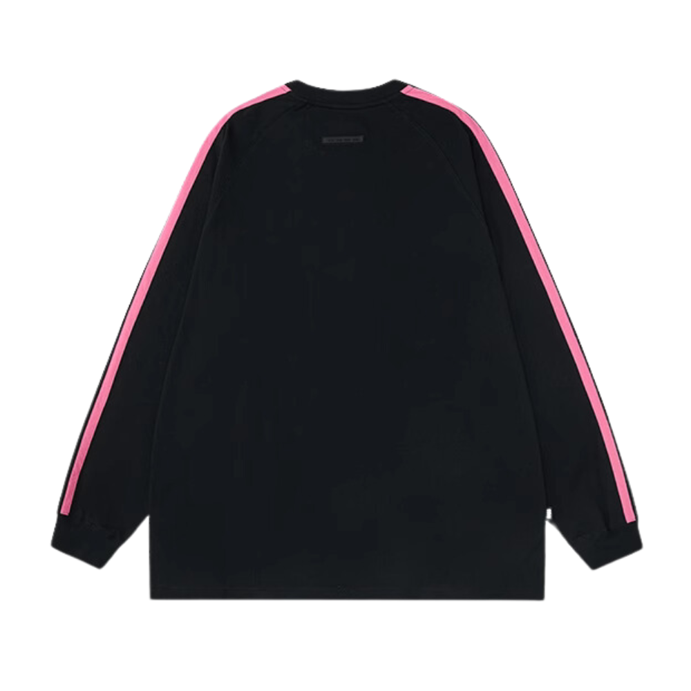 Black And Pink Streetwear Sweatshirt