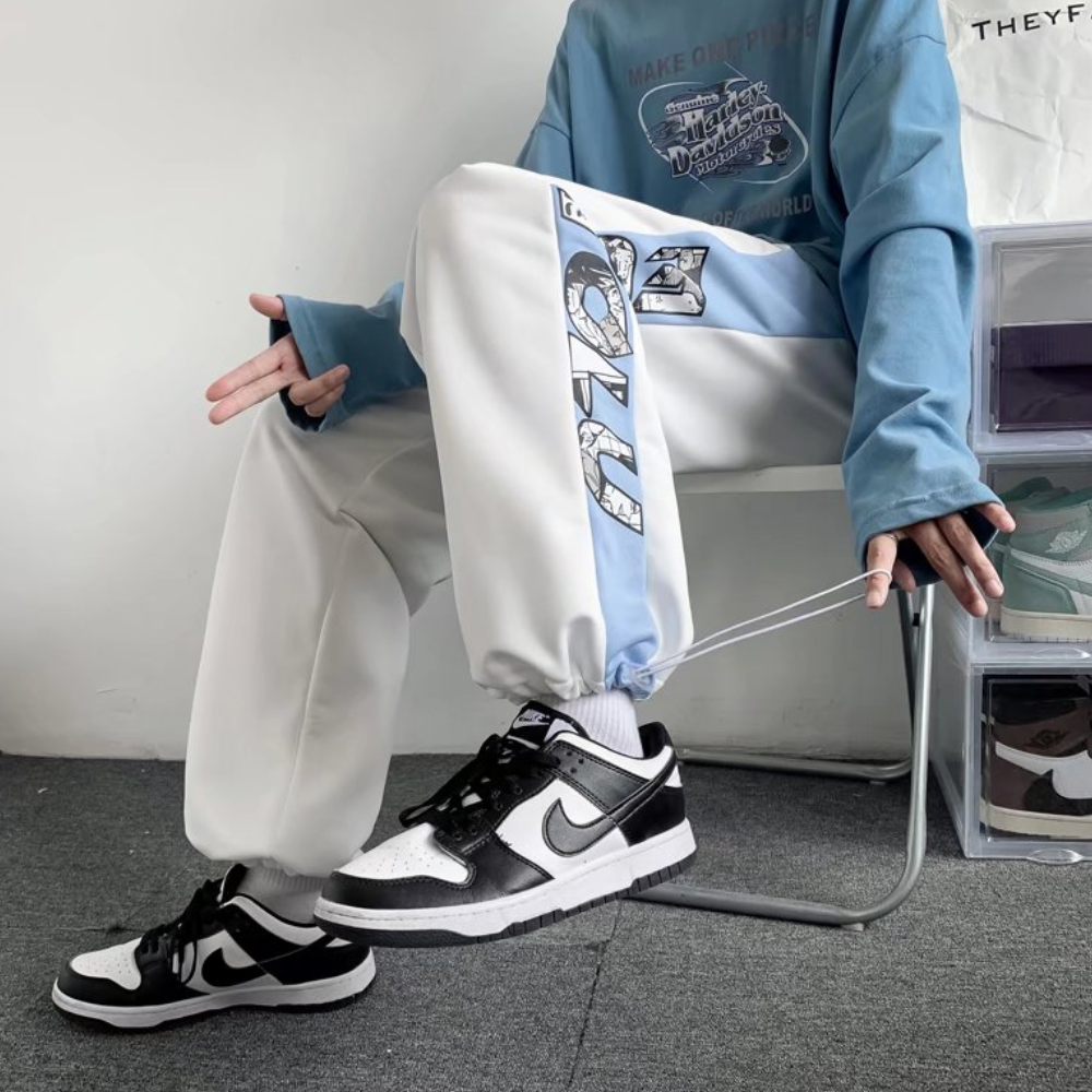 High Street Comics Monogram Track Pants