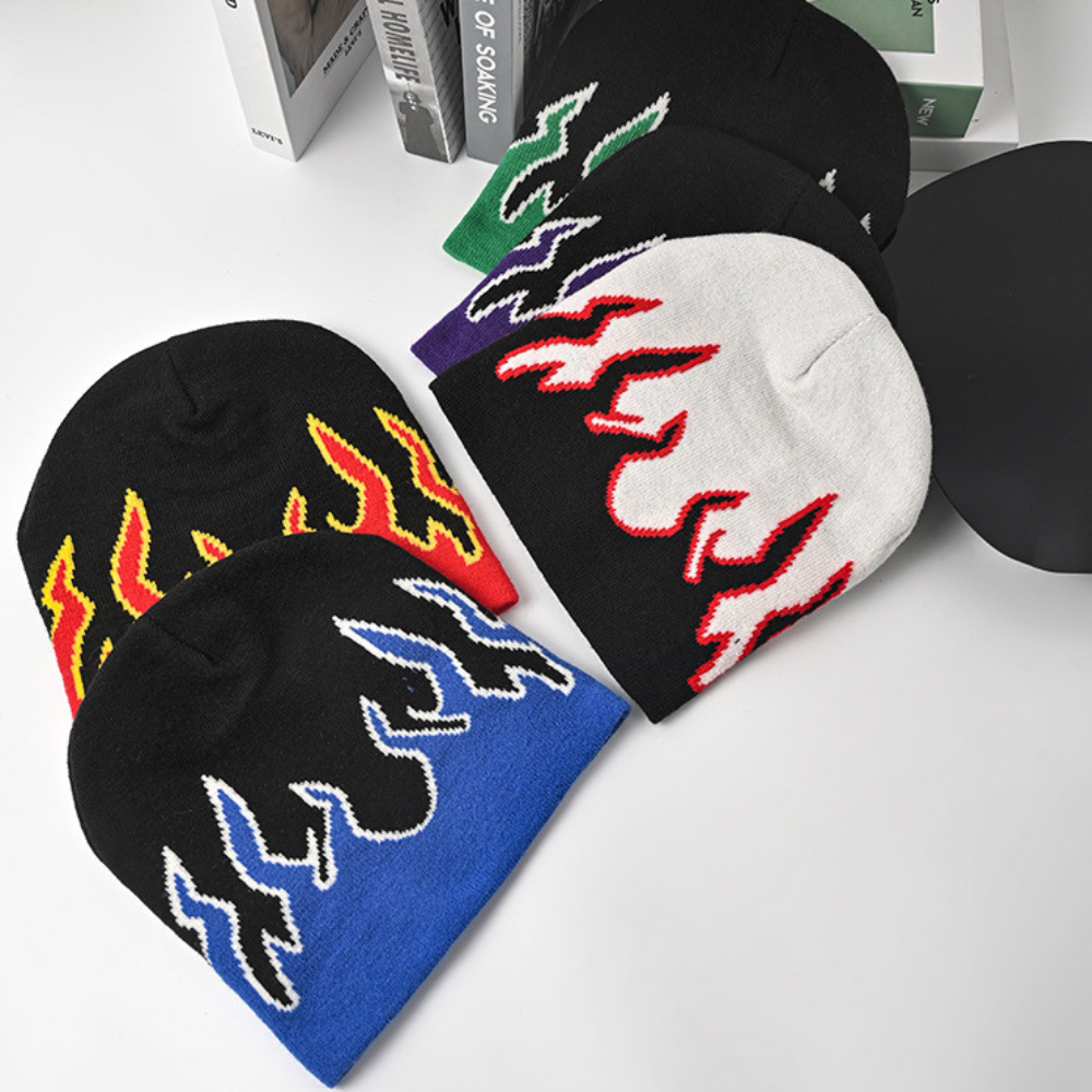 Street Flame Pullover Cycling Hat
