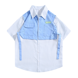 Fake Two Striped Shirt