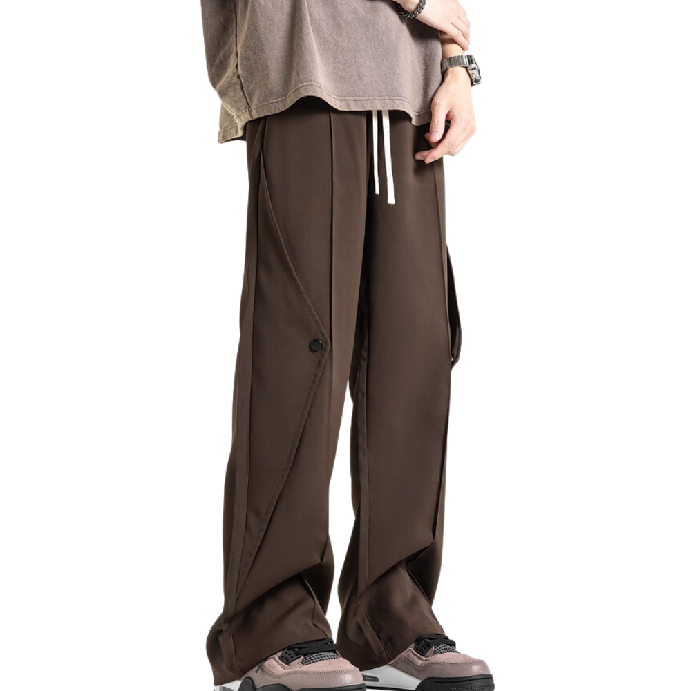Casual Solid Color Drawstring Sweatpants