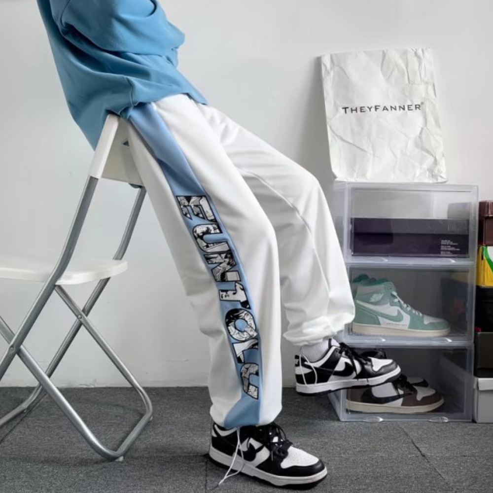 High Street Comics Monogram Track Pants