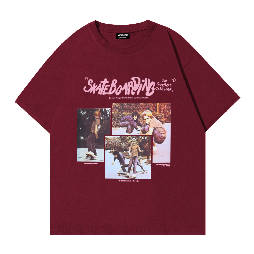 Joyful Characters Print T-shirt