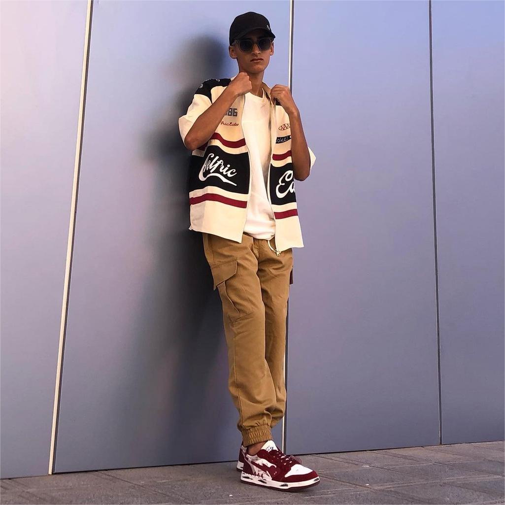 H-Block |Street Canvas Patchwork Red Casual Sneakers