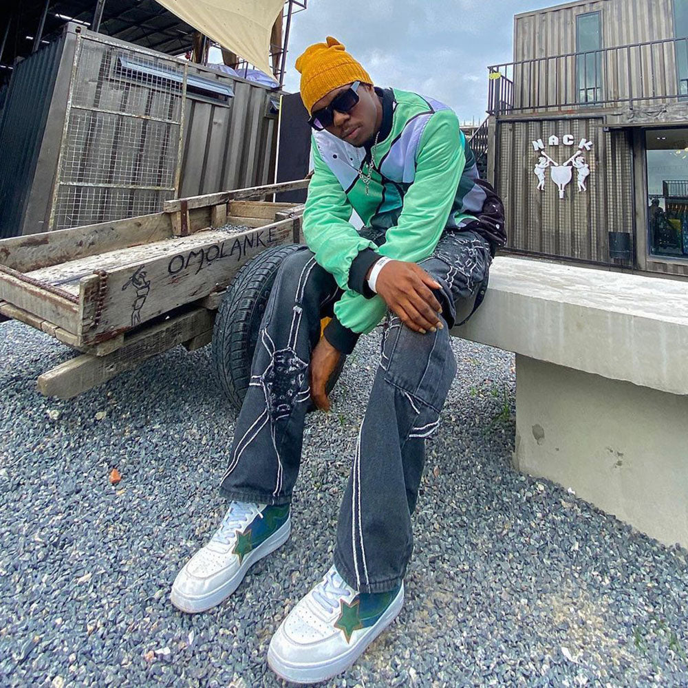 H-Block |Classic Star Patchwork Casual Sneakers