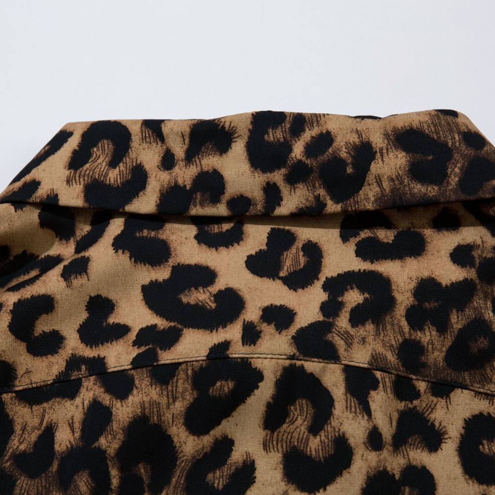Urban Fashion Leopard Print Shirt