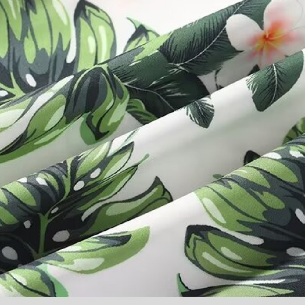 American Summer Green Leaf Shirt