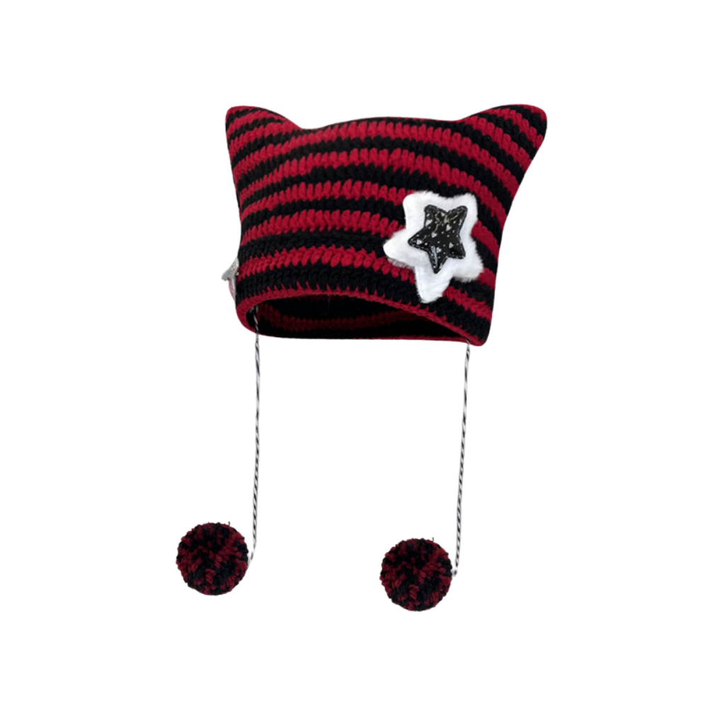 Devil's Star Striped Hat