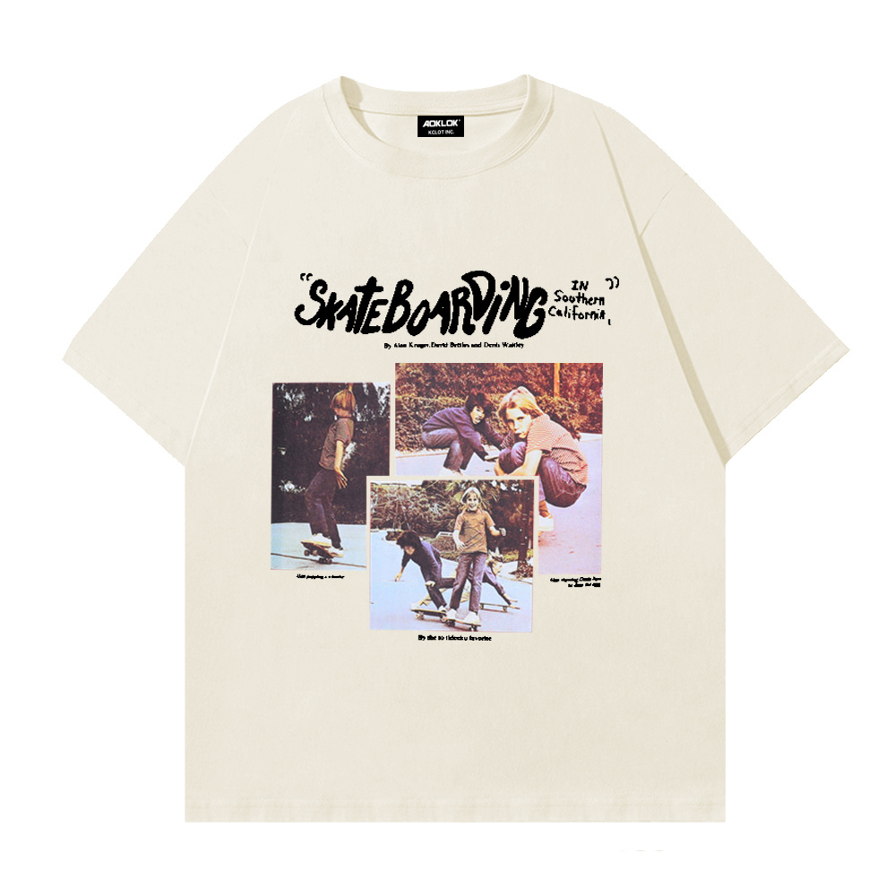 Joyful Characters Print T-shirt