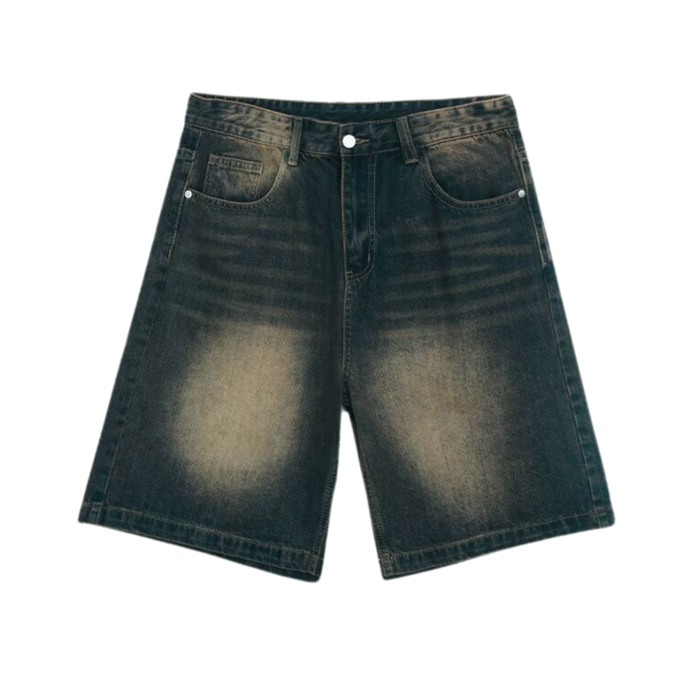 Wasteland Style Denim Shorts