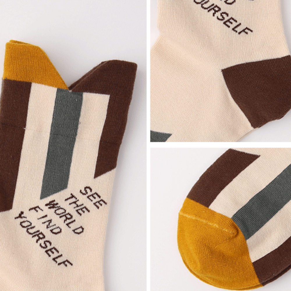 Preppy Creative Socks