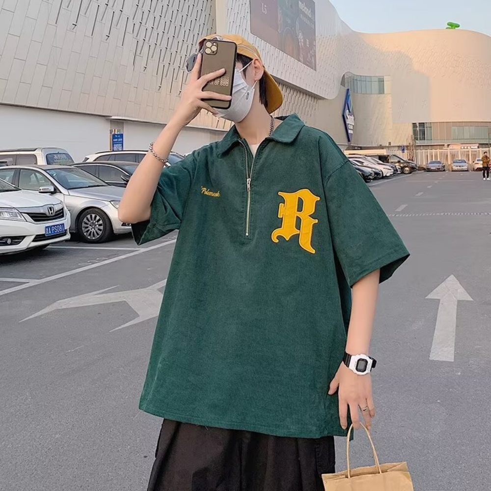 Japanese Embroidery Polo Shirt