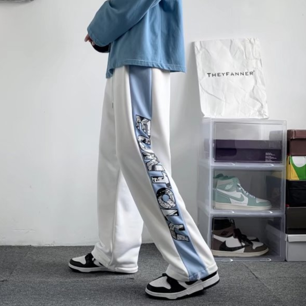 High Street Comics Monogram Track Pants