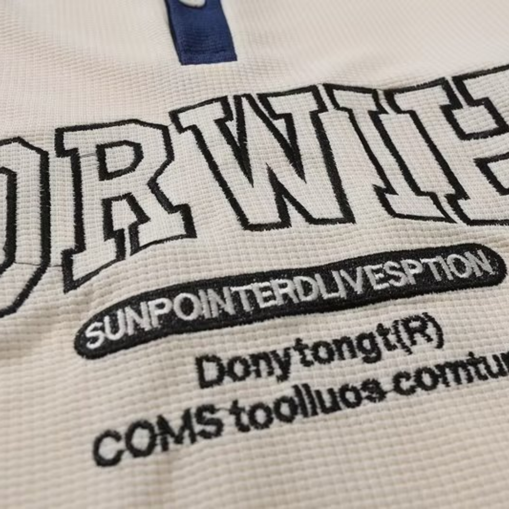 Classic Waffle Lapel T-shirt