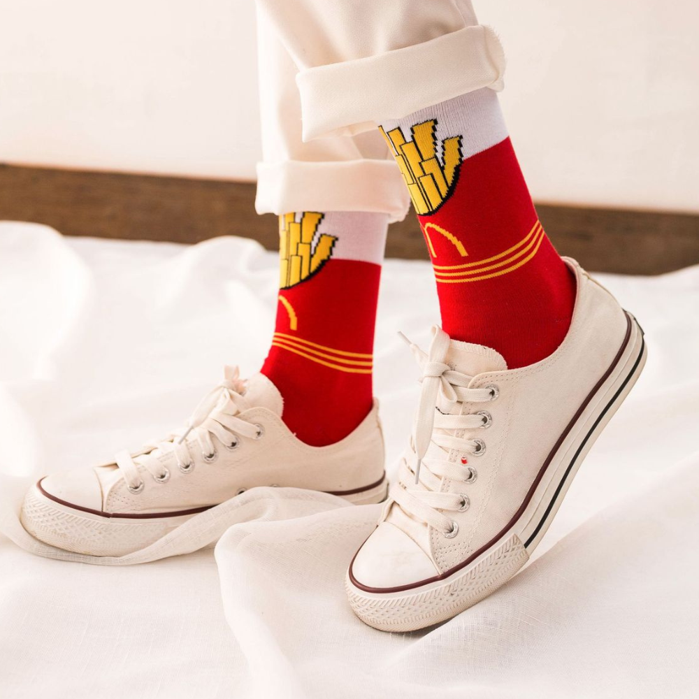 Hamburger French Fries Socks
