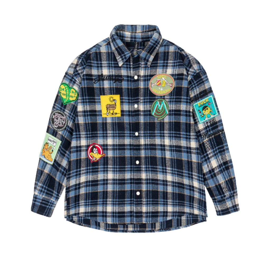 Cartoon Patch Embroidered Shirt