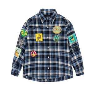 Cartoon Patch Embroidered Shirt