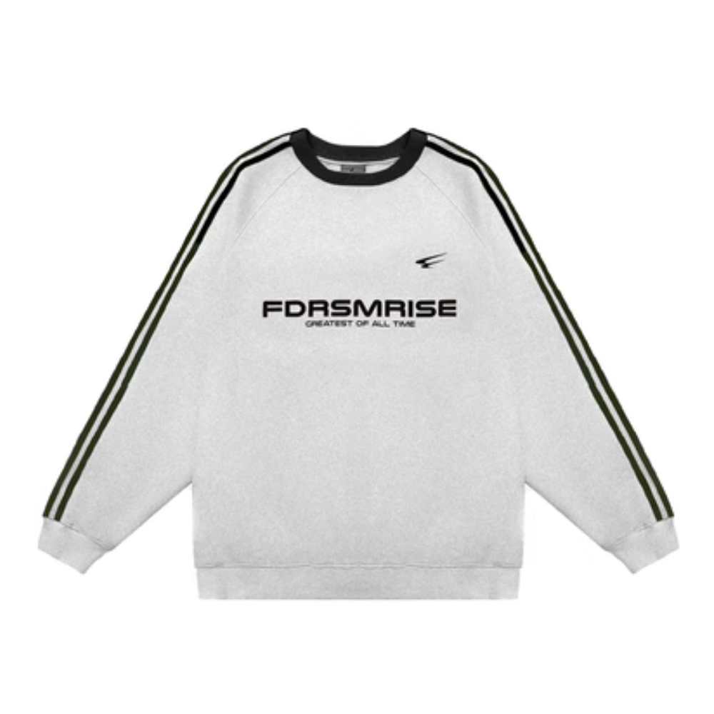 Simple Striped Couple Sweatshirt